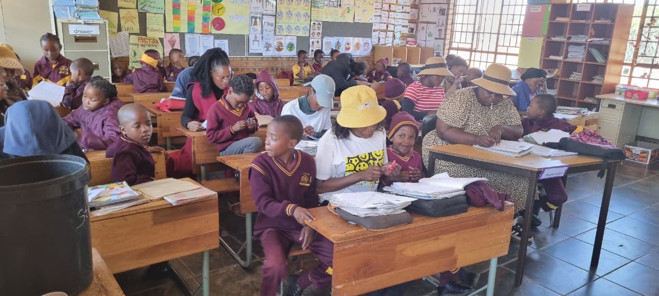 Learners enjoying school life