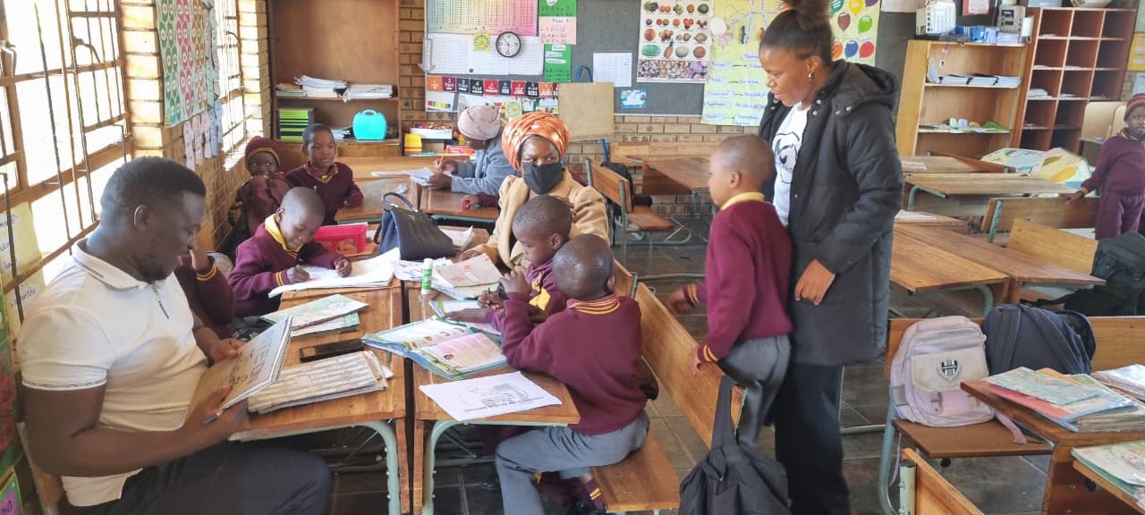 Learners at school