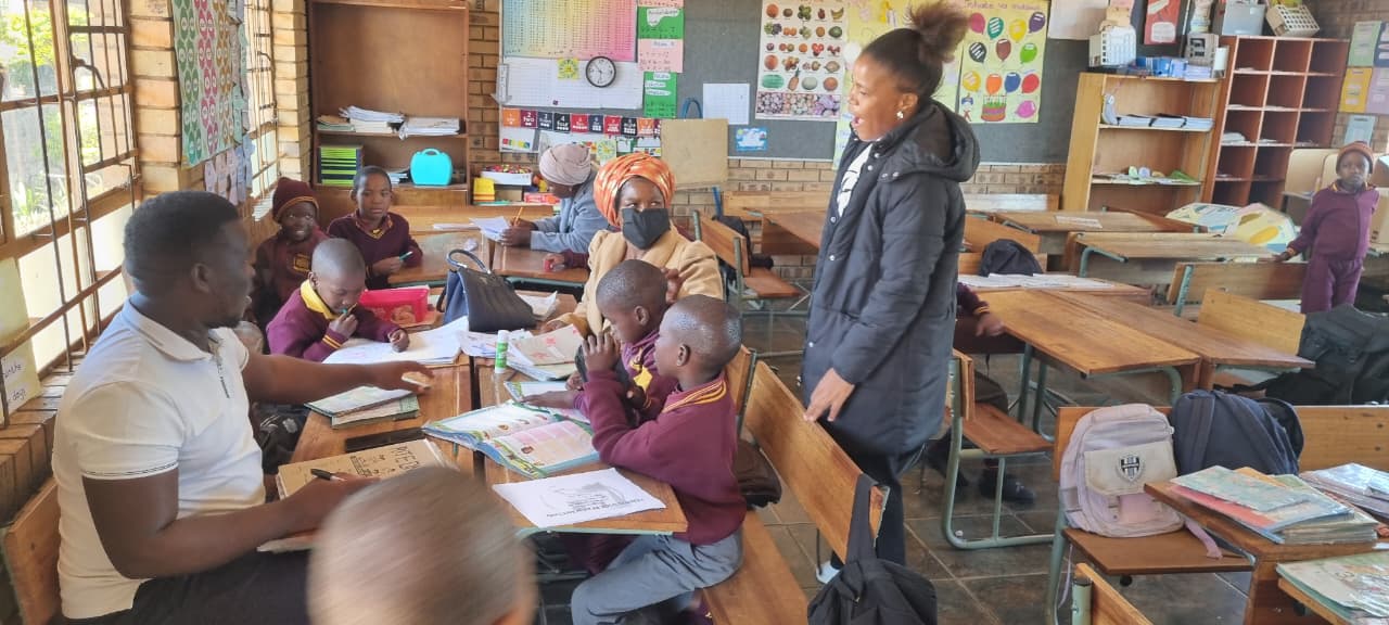 Students participating in activities