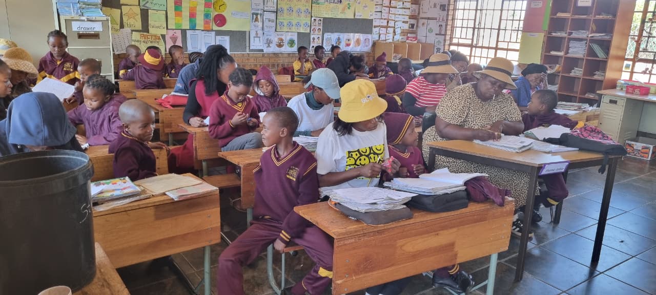 Students at Strydkraal Primary